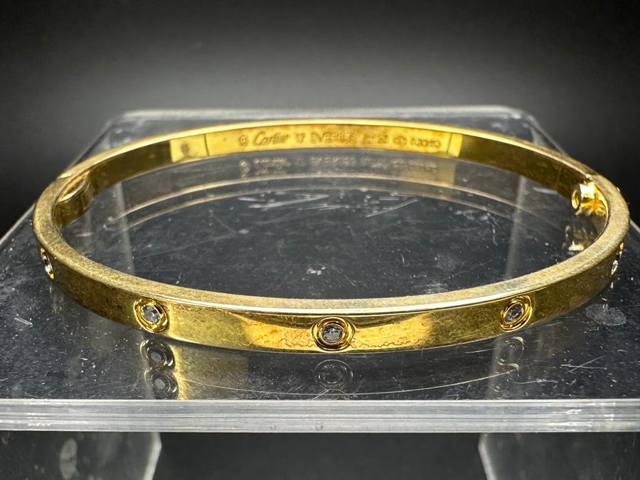 Faux Cartier Gold Tone Base Metal Bracelet [Photo 5]