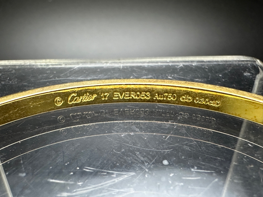 Faux Cartier Gold Tone Base Metal Bracelet [Photo 6]