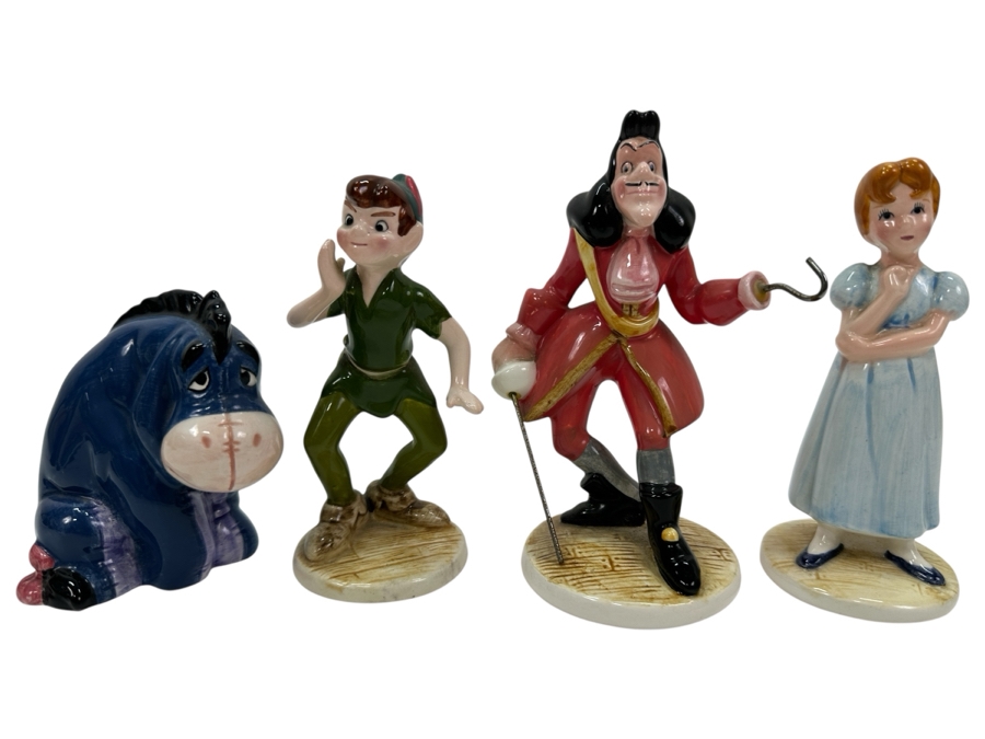 Four Disney Figurines