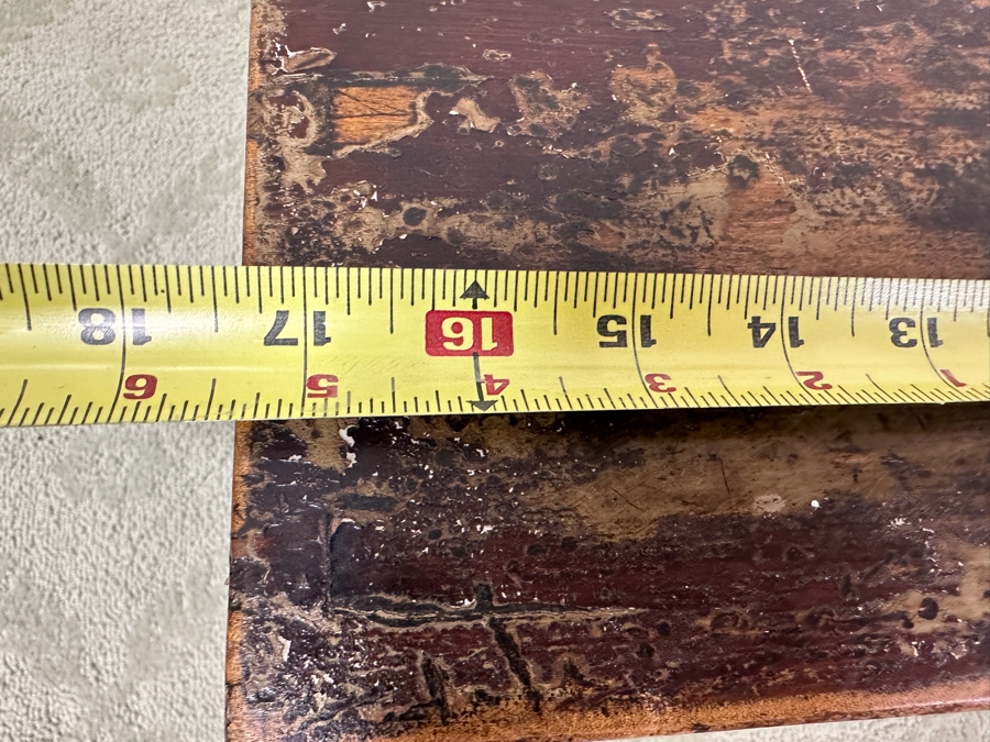 Just Added - Antique Chinese Fir Tea Caddy Circa Late 1800s 17.5'W x 11'D x 15'H [Photo 13]