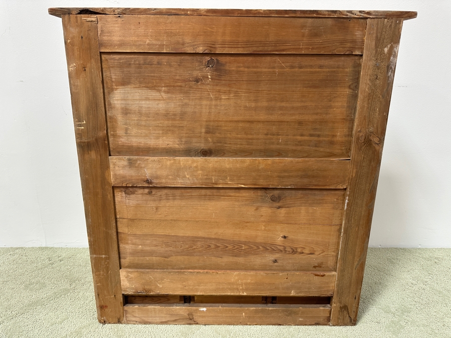 Just Added - Vintage Pine Kitchen Shelf With Drawers 33W X 7D X 34H [Photo 9]