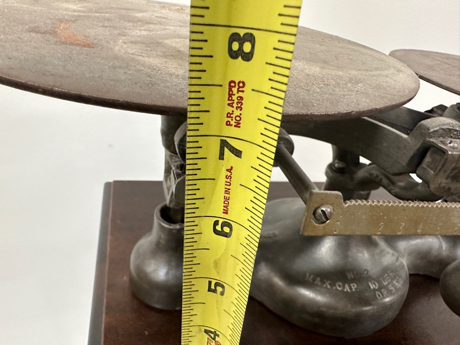 Just Added - Vintage Detecto Scales No. 2 Cast Iron Scale Balance 20W X 9D X 7.5H [Photo 14]