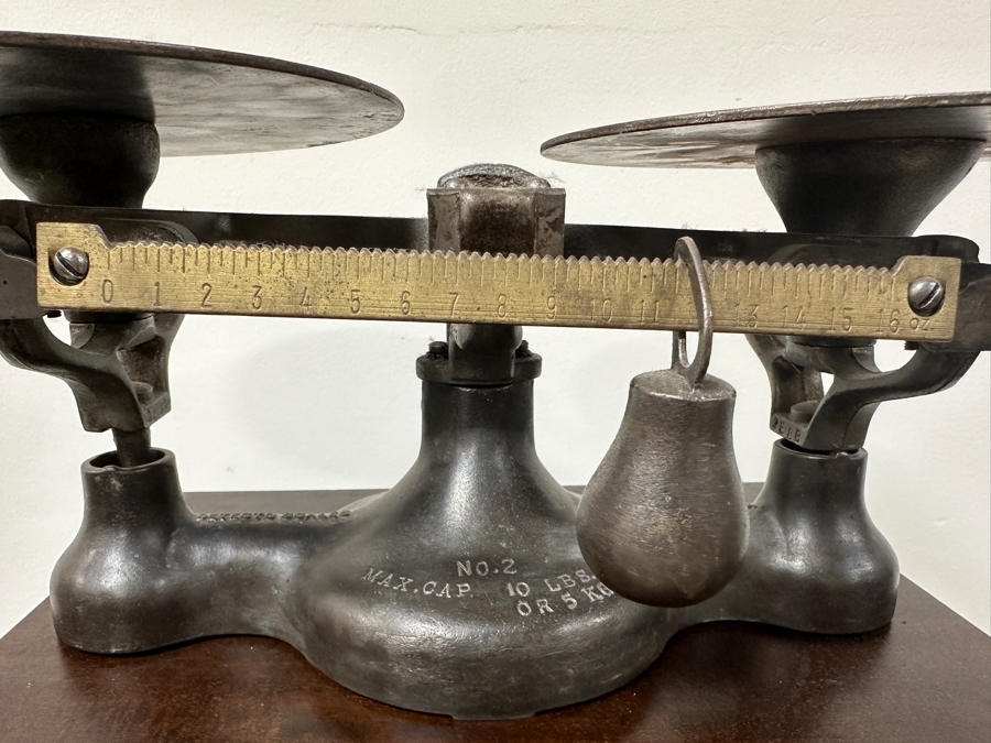 Just Added - Vintage Detecto Scales No. 2 Cast Iron Scale Balance 20W X 9D X 7.5H [Photo 8]