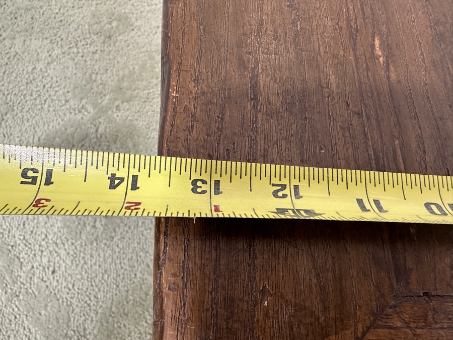 Just Added - Vintage Chinese Wooden Stool 13.5W X 11.5H [Photo 11]