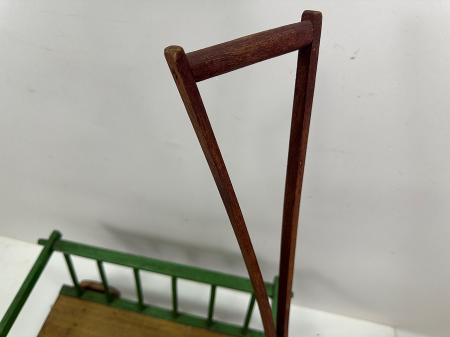 Early 20th Century Wooden Toy Hay Wagon 17.5W X 11D X 10H [Photo 8]