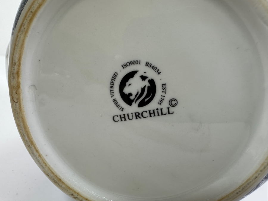 Blue Willow by Churchill English Teapot With Original Box [Photo 5]