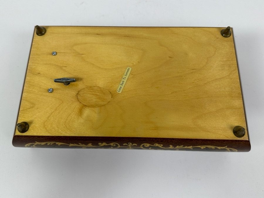 Vintage Reuge Music Box from Italy 10.5' x 6'D x 2.75'H [Photo 9]