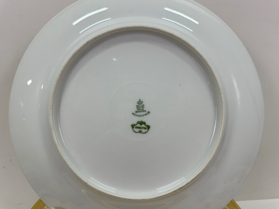 (14) Heinrich & Co Edgerton 22K Gold Gilt 11' Dinner Plates [Photo 7]
