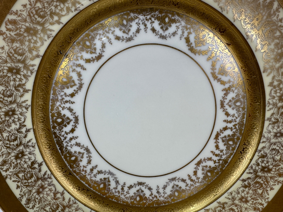 (14) Heinrich & Co Edgerton 22K Gold Gilt 11' Dinner Plates [Photo 3]
