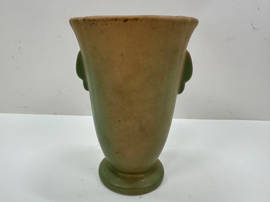 1930's Signed Weller Dogwood Vase 6.5'H [Photo 4]