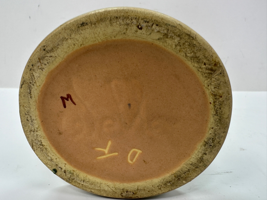 1930's Signed Weller Dogwood Vase 6.5'H [Photo 5]