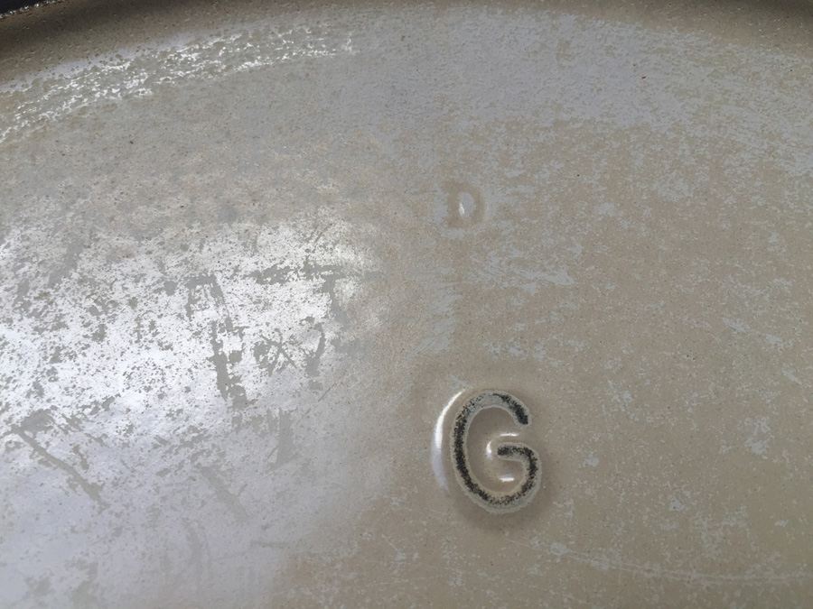 Blue Le Creuset Pot with Lid - Made in France - G 7 1/4 Quart Round Dutch Oven [Photo 6]