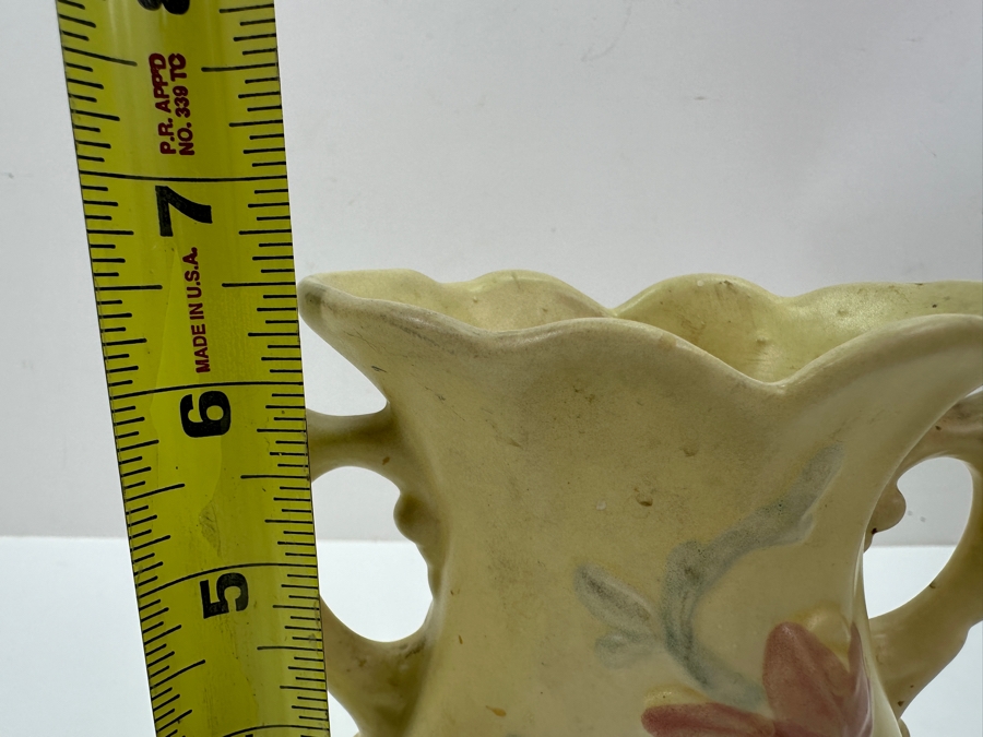 Vintage 1940's Hull Magnolia Flower Art Pottery Vase 6.5'H [Photo 10]