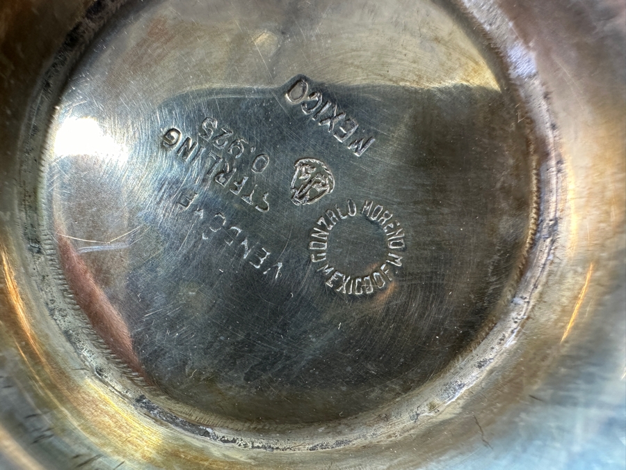 Sterling Silver Gonzalo Moreno Mexican Coffee and Tea Service Set 2,956g Silver Melt Value $3,380 [Photo 16]