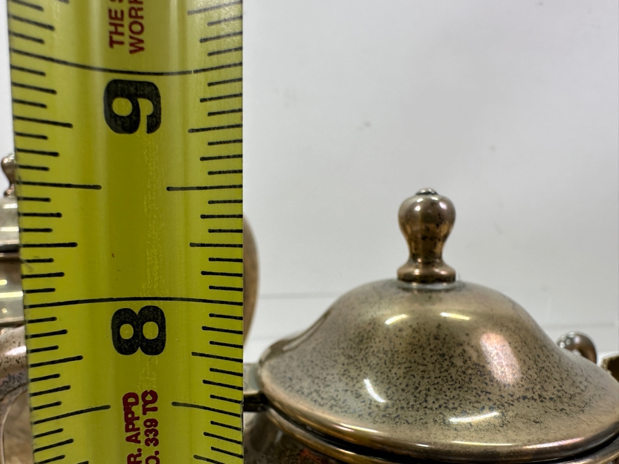 Sterling Silver Gonzalo Moreno Mexican Coffee and Tea Service Set 2,956g Silver Melt Value $3,380 [Photo 21]