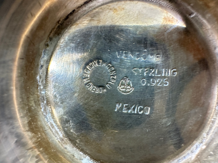 Sterling Silver Gonzalo Moreno Mexican Coffee and Tea Service Set 2,956g Silver Melt Value $3,380 [Photo 15]