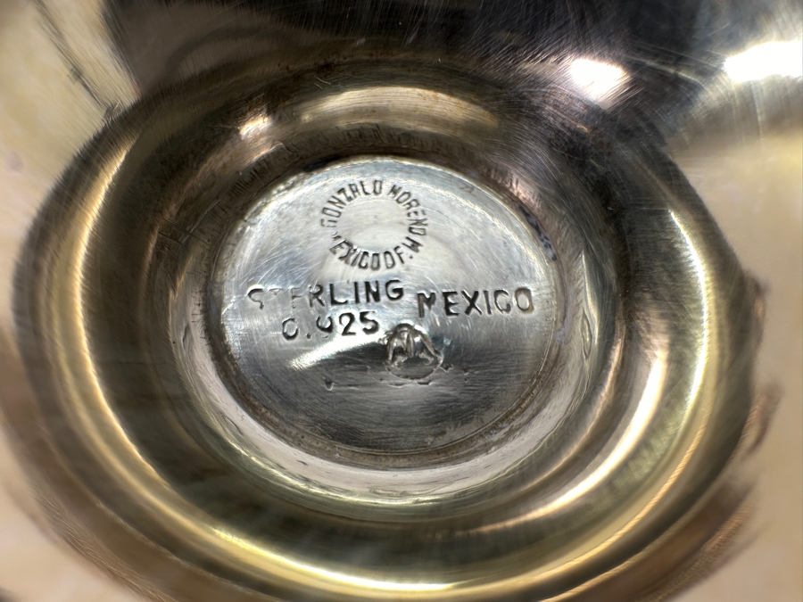 Sterling Silver Gonzalo Moreno Mexican Coffee and Tea Service Set 2,956g Silver Melt Value $3,380 [Photo 13]