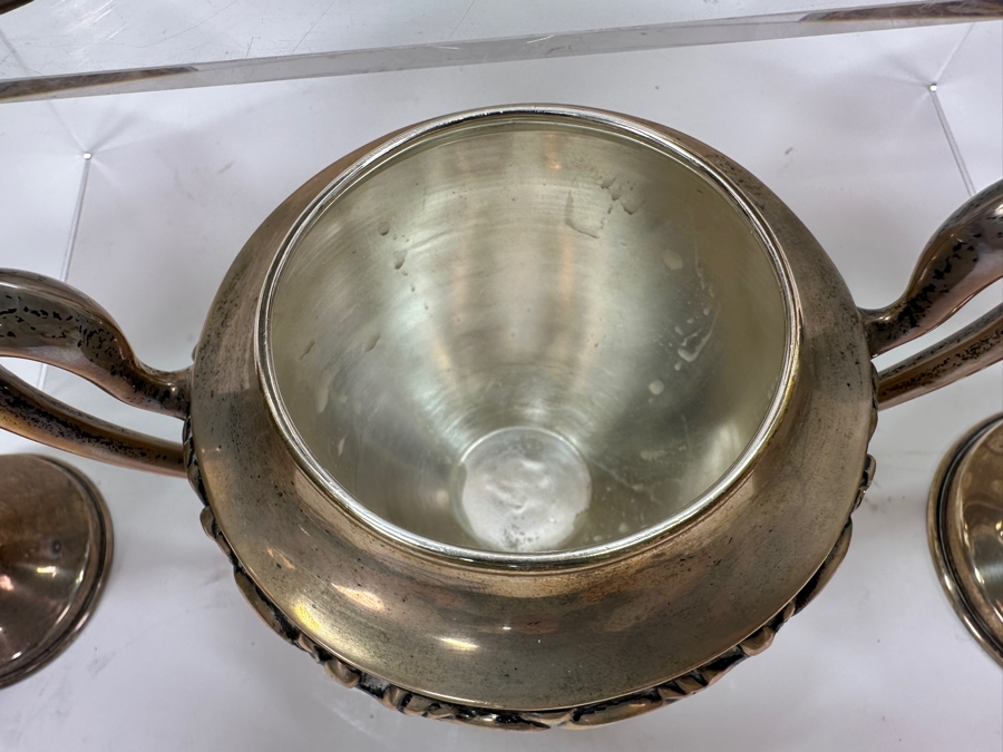 Sterling Silver Gonzalo Moreno Mexican Coffee and Tea Service Set 2,956g Silver Melt Value $3,380 [Photo 11]