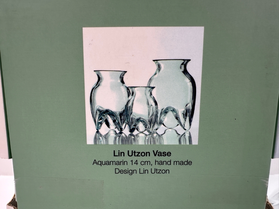 Rosendahl Copenhagen Denmark Lin Utzon Vase With Box 5.5'H [Photo 7]