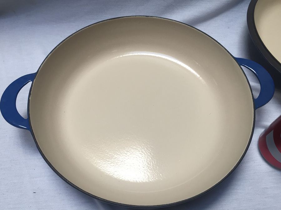 Blue Le Creuset Pot with Lid - Made in France - 30 [Photo 9]