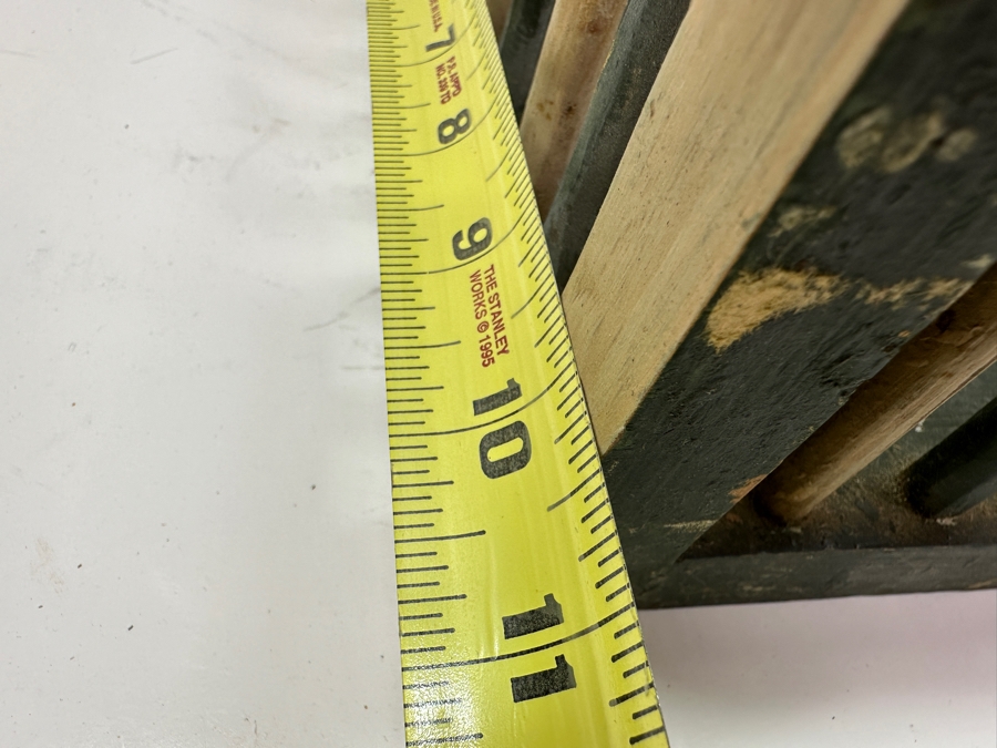 Antique Wooden Fence Christmas Tree Stand 12'W x 10.5'D x 4.5'H [Photo 10]