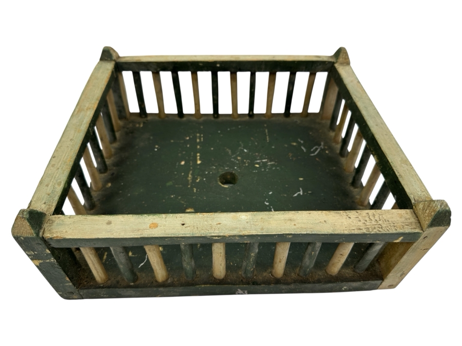 Antique Wooden Fence Christmas Tree Stand 12'W x 10.5'D x 4.5'H [Photo 1]