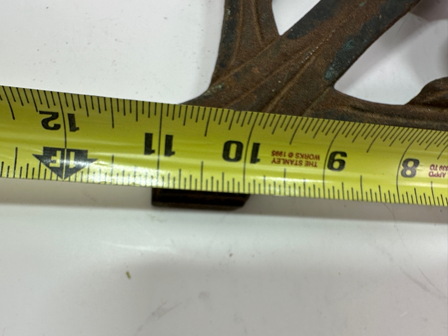 Pair of Antique Cast Iron Christmas Tree Stands 11'W and 12'W [Photo 11]