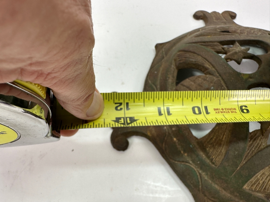 Pair of Antique Cast Iron Christmas Tree Stands 11'W and 12'W [Photo 12]