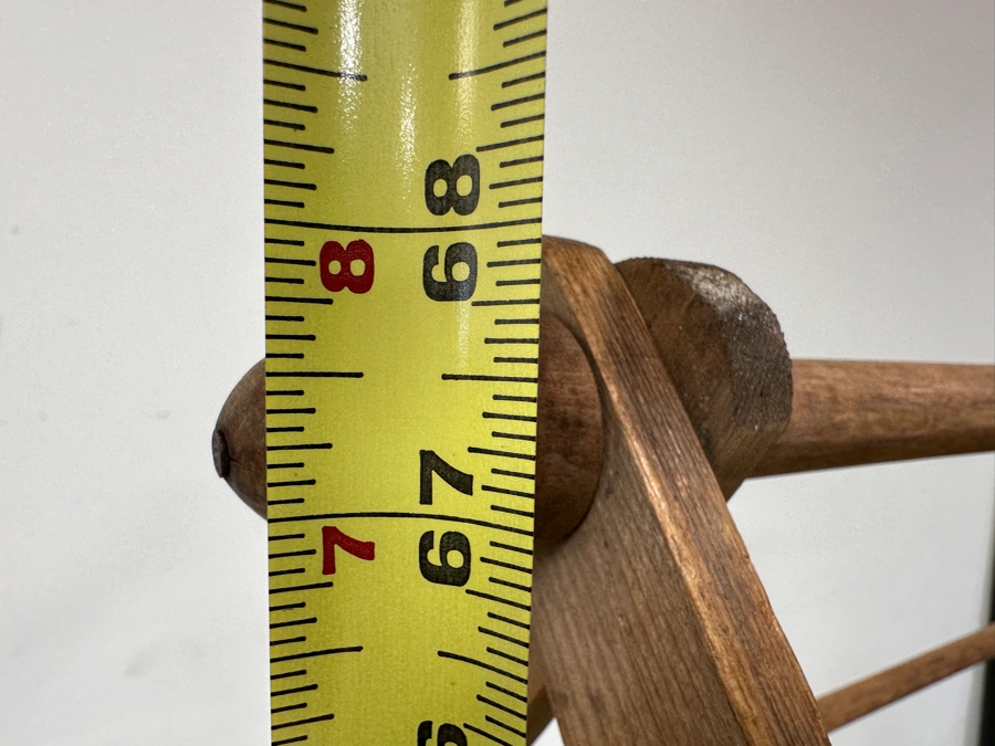 Antique Adjustable Wooden Clothes Drying Rack Quilt Stand 42W X 68H [Photo 10]