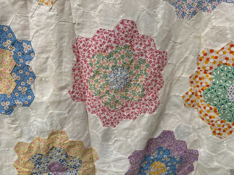 Vintage Handmade Quilt 50 X 57 [Photo 4]