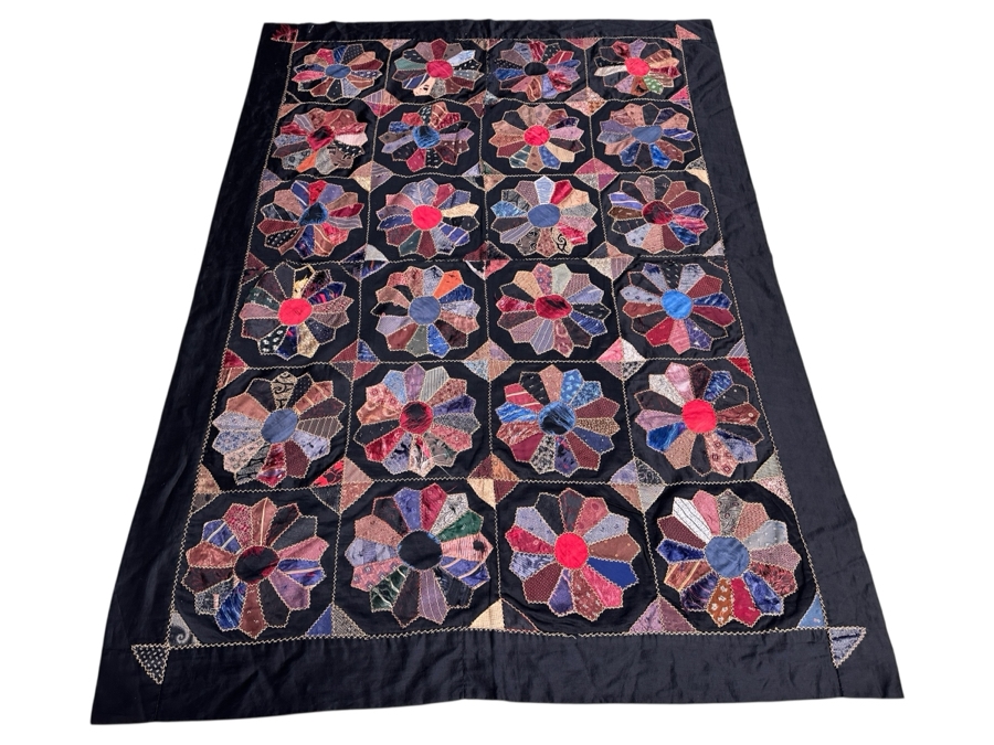 Vintage Handmade Quilt 51 X 72 [Photo 1]