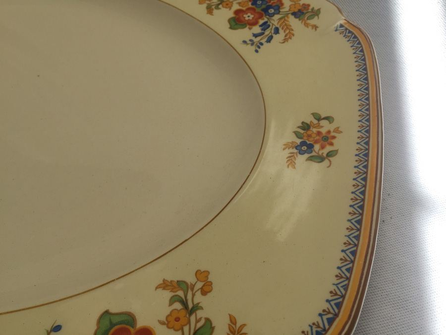 Large Stoneware Serving Platter [Photo 4]