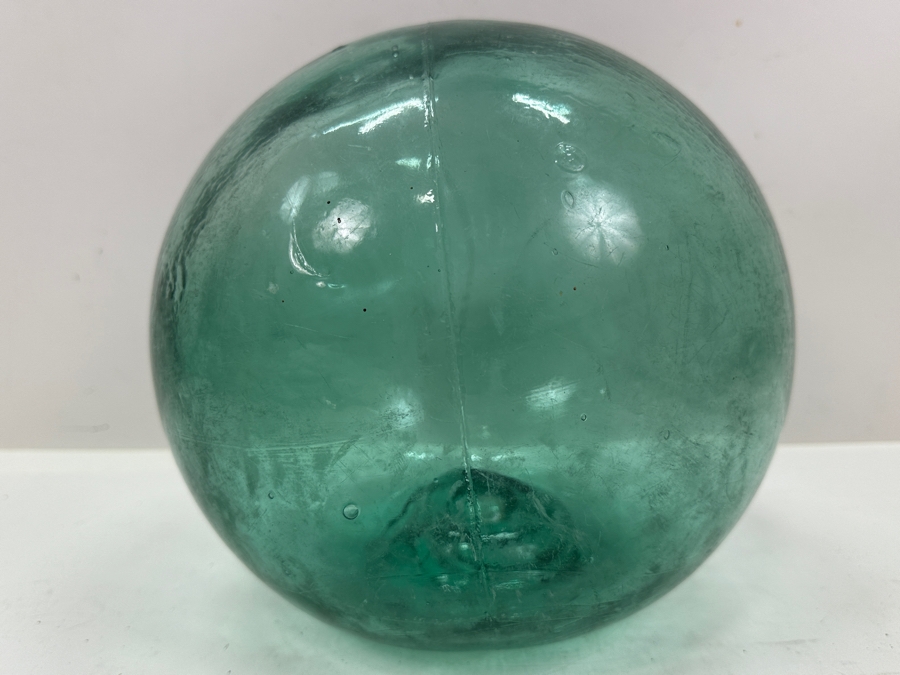Vintage Japanese Glass Fishing Float / Ukidama 9'W [Photo 3]