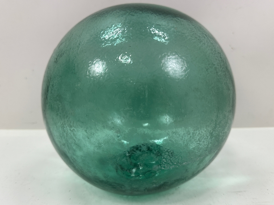 Vintage Japanese Glass Fishing Float / Ukidama 9'W [Photo 5]