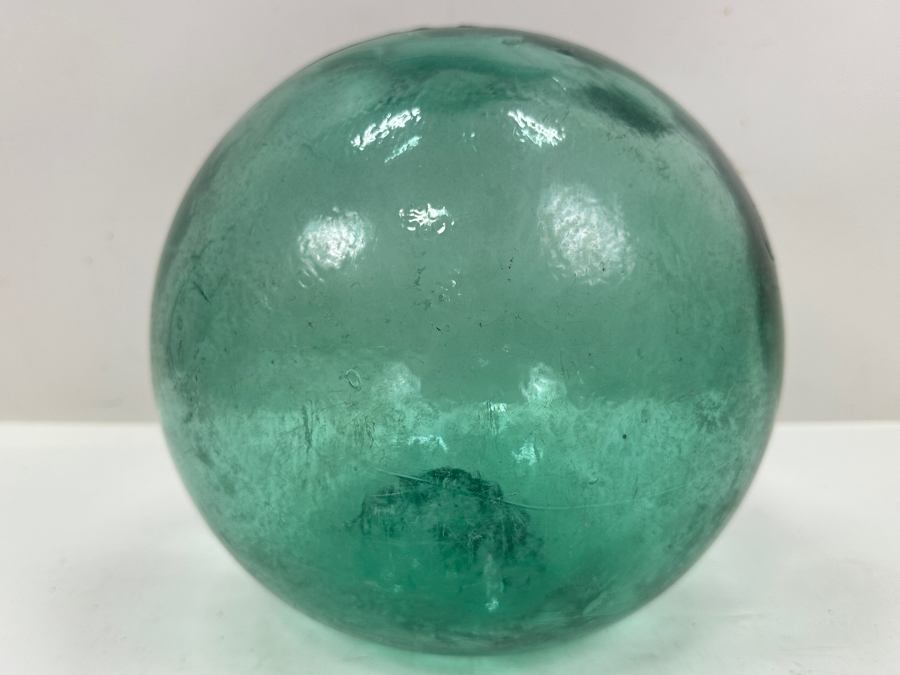 Vintage Japanese Glass Fishing Float / Ukidama 9'W [Photo 2]