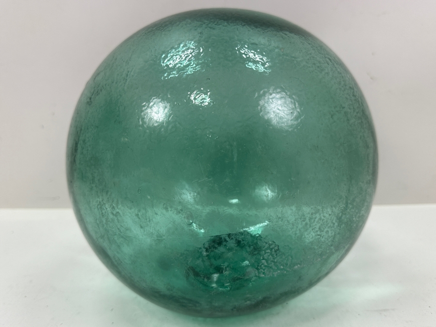 Vintage Japanese Glass Fishing Float / Ukidama 9'W [Photo 4]