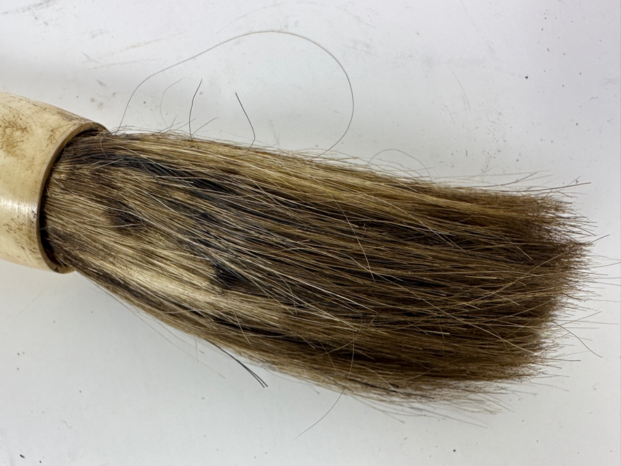 Vintage Chinese Calligraphy Brush with Stone Beads 16'L [Photo 6]