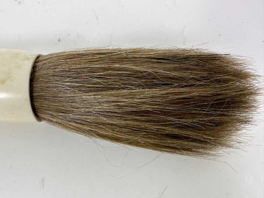 Vintage Chinese Calligraphy Brush with Stone Beads 15'L [Photo 6]