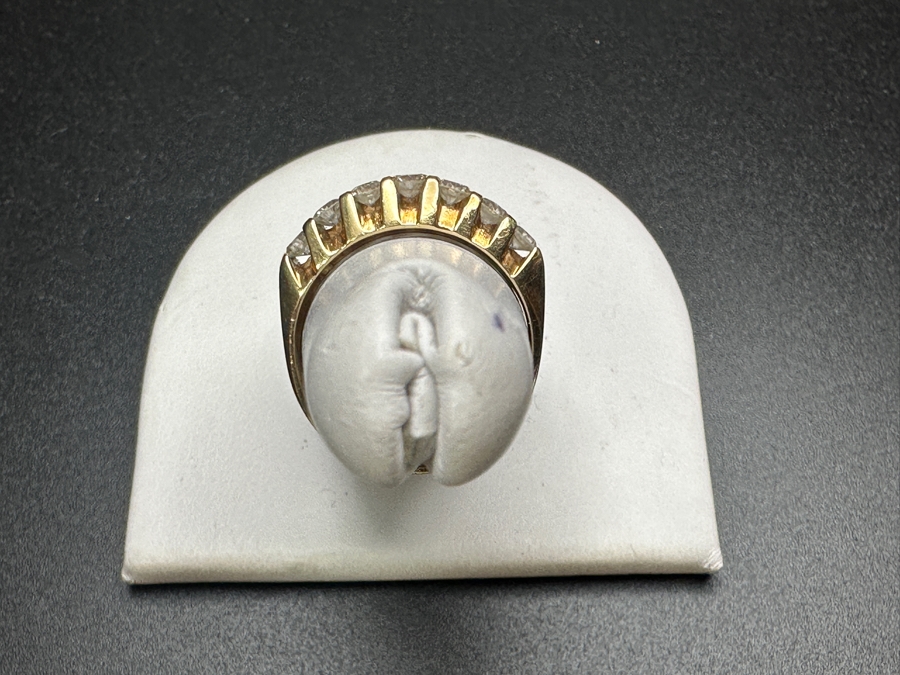 14k Gold Diamond Ring With (14) Diamonds Est. .90cttw 4.9g Size 7 Retails $2,000 [Photo 8]