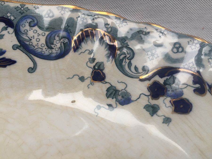 Dunn Bennett & Co. Burslem Ironstone Serving Platter [Photo 5]