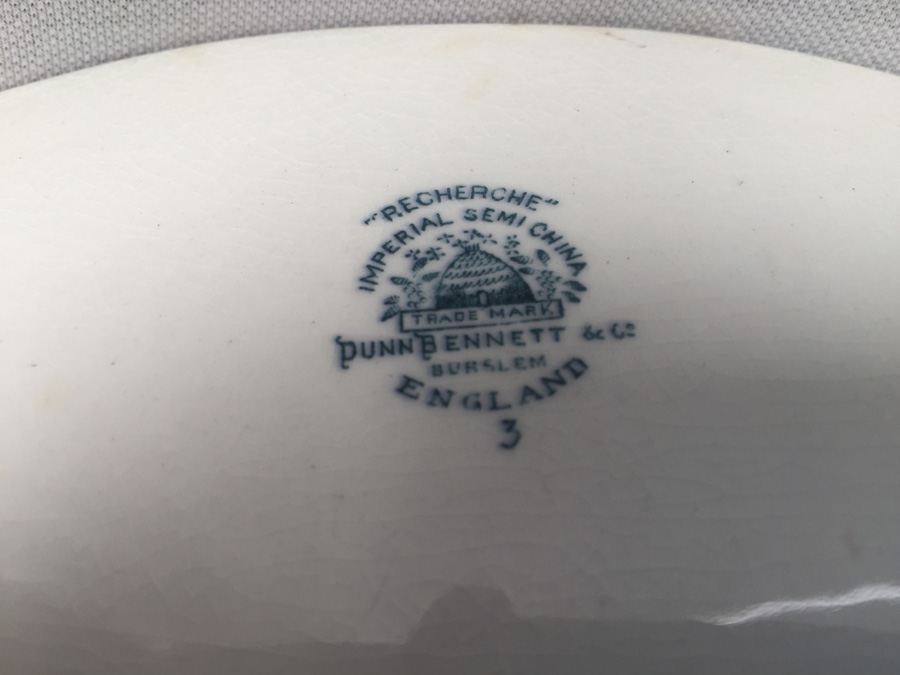 Dunn Bennett & Co. Burslem Ironstone Serving Platter [Photo 3]
