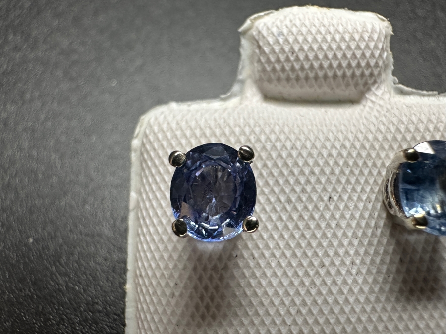 14k Gold Sapphire Earrings 1.05cttw 1.13g Retails $400 [Photo 7]