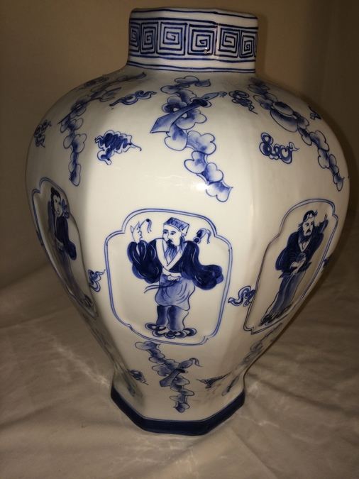 Blue & White Vessel