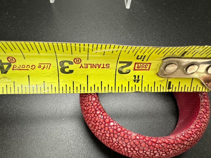 Sterling Silver CZ Red Bracelet 31g [Photo 6]