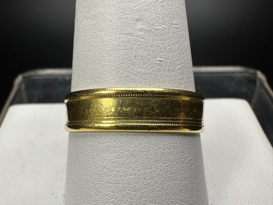 18k Gold Ring Size 11 3.8g Retails $1,100 [Photo 2]