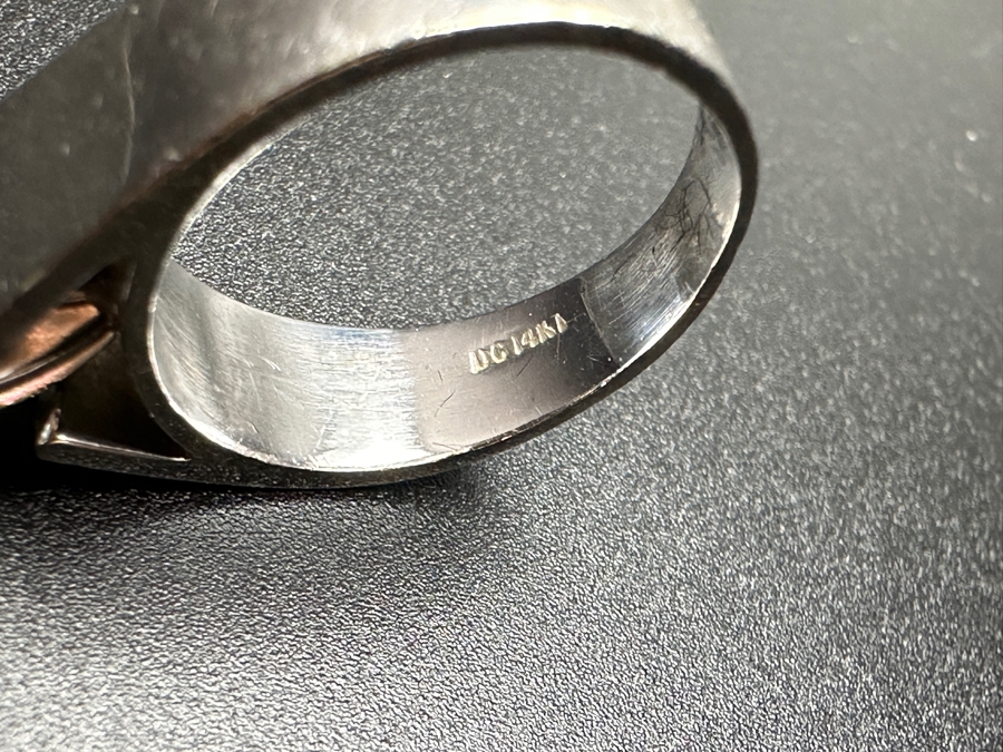 14k Gold Diamond Ring With 5.5mm Round Brilliant Diamond Est. .65ct J Color Size 7 6.3g Retails $2,800 [Photo 14]