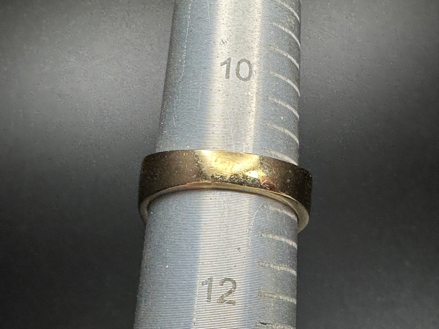 14k Gold Men's Diamond Onyx Ring With (3) 2mm Single Cut Diamonds & (3) 1.5mm Single Cut Diamonds Est. .10cttw Size 11 16.7g Retails $3,600 [Photo 13]
