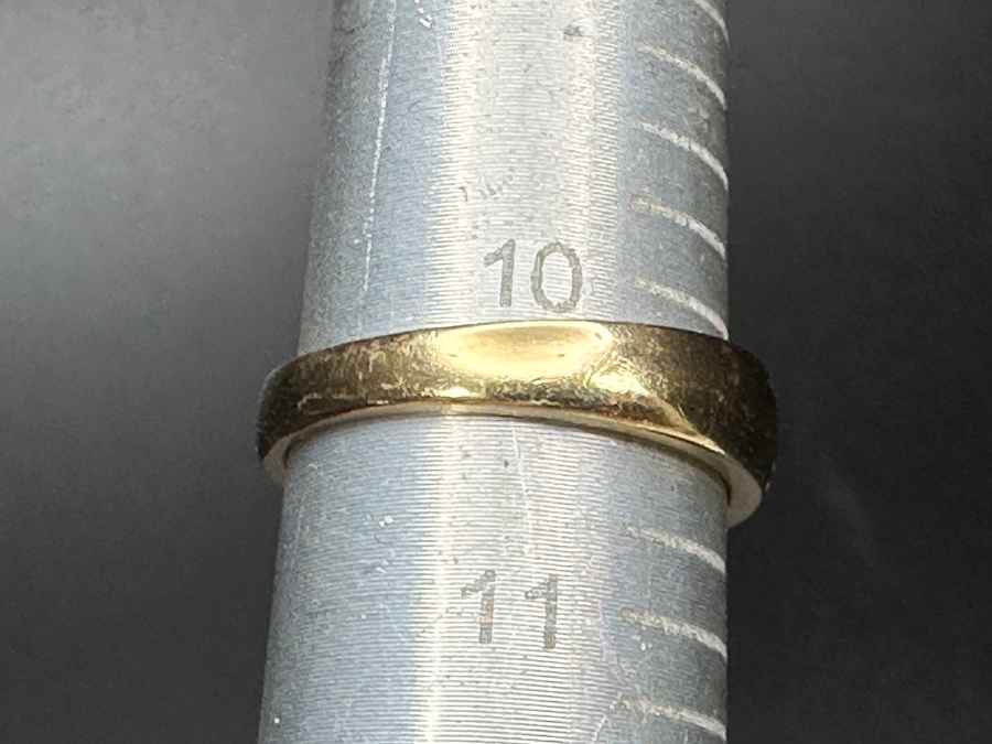 14k Gold Men's Diamond Ring With (8) 1.5mm Round Brilliant Diamonds Est. .15cttw Size 10.25 7g Retails $1,600 [Photo 10]
