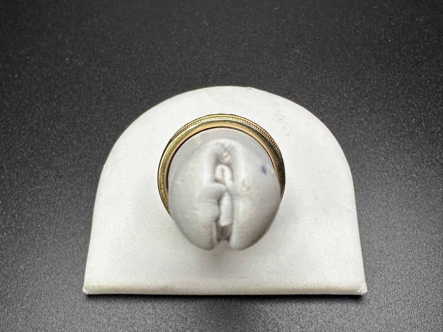 14k Gold Men's Diamond Ring With (8) 1.5mm Round Brilliant Diamonds Est. .15cttw Size 10.25 7g Retails $1,600 [Photo 7]