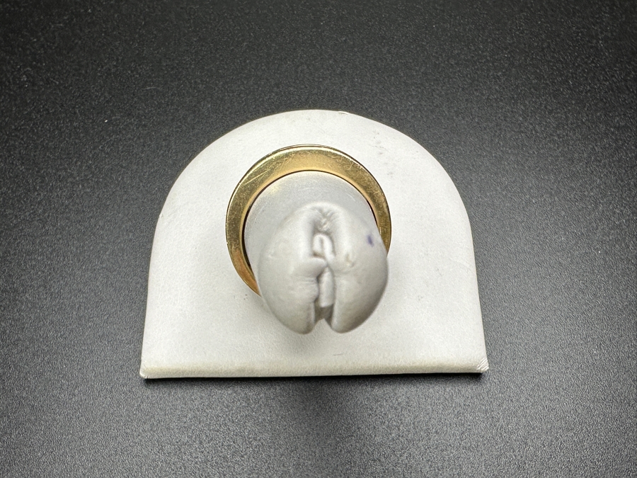 14k Gold Diamond Ring With (9) 2mm Round Brilliant Diamonds Est. .25cttw H-I SI2-I1 Size 10.25 5.2g Retails $1,200 [Photo 8]